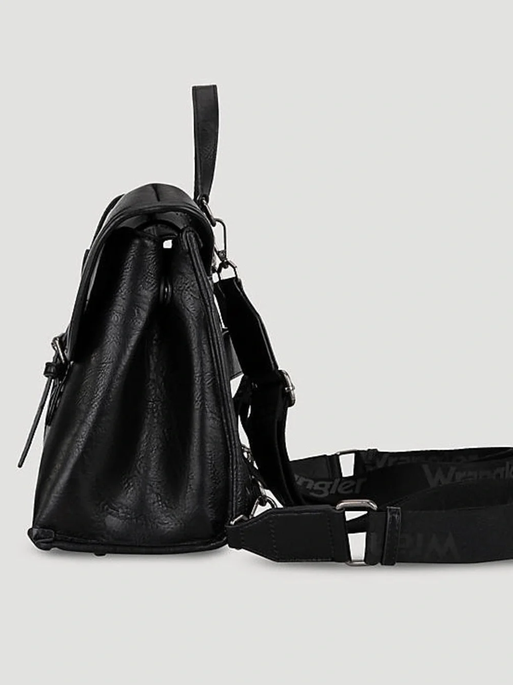 Wrangler  FAUX LEATHER CONVERTIBLE SATCHEL/BACKPACK - Picture 4 of 4
